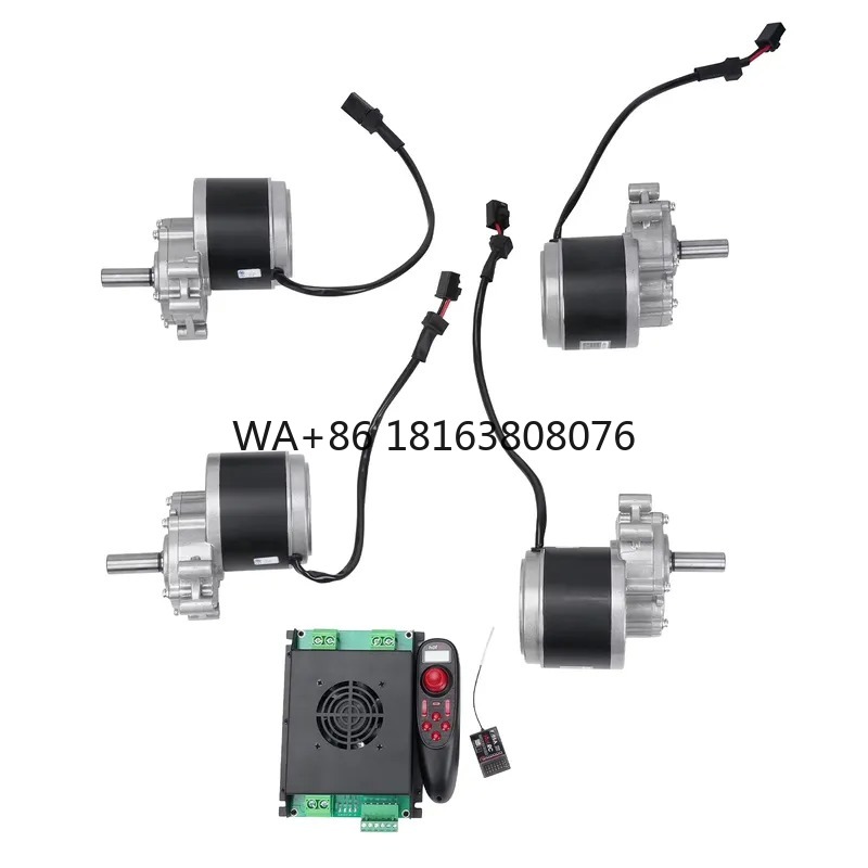 Geared Motor - 24V 250W 75RPM 120RPM Dört Tekerlekten
