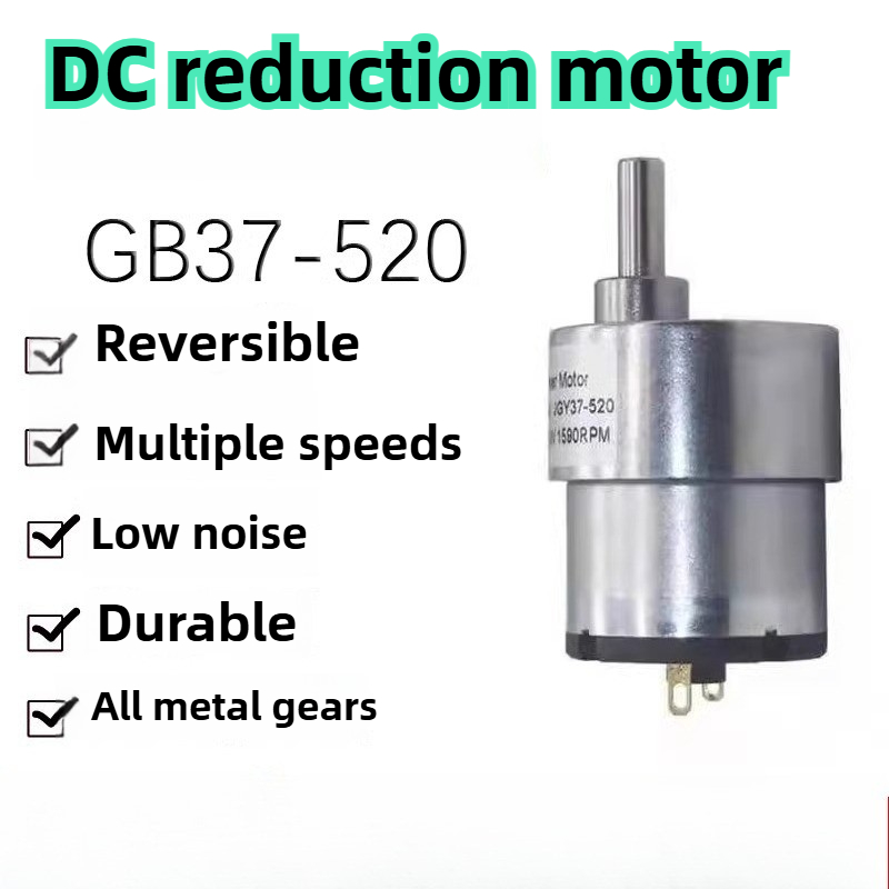 Geared Motor - 12V/24V DC Dişli Motor 7RPM ila