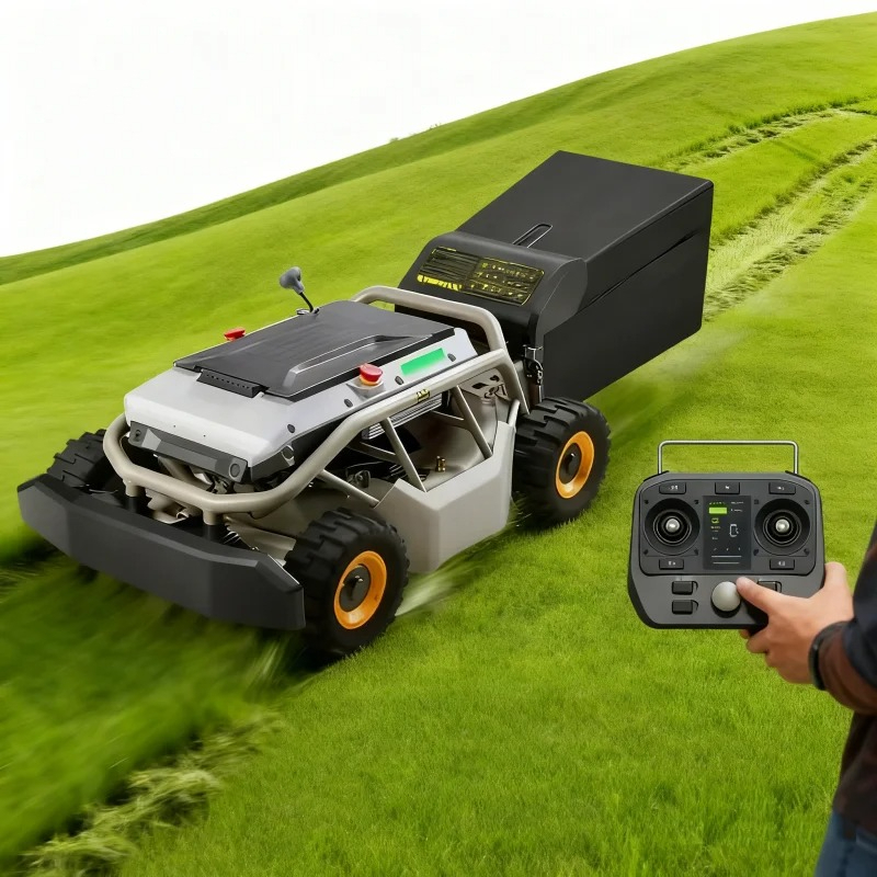 Robot Wheel - Özelleştirilmiş Uzaktan Kumandalı Çim Biçme Makinesi