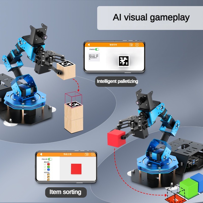6 Dof Robot Kolu, Servo Penses - Ros Robot incelemesi ve fiyatı