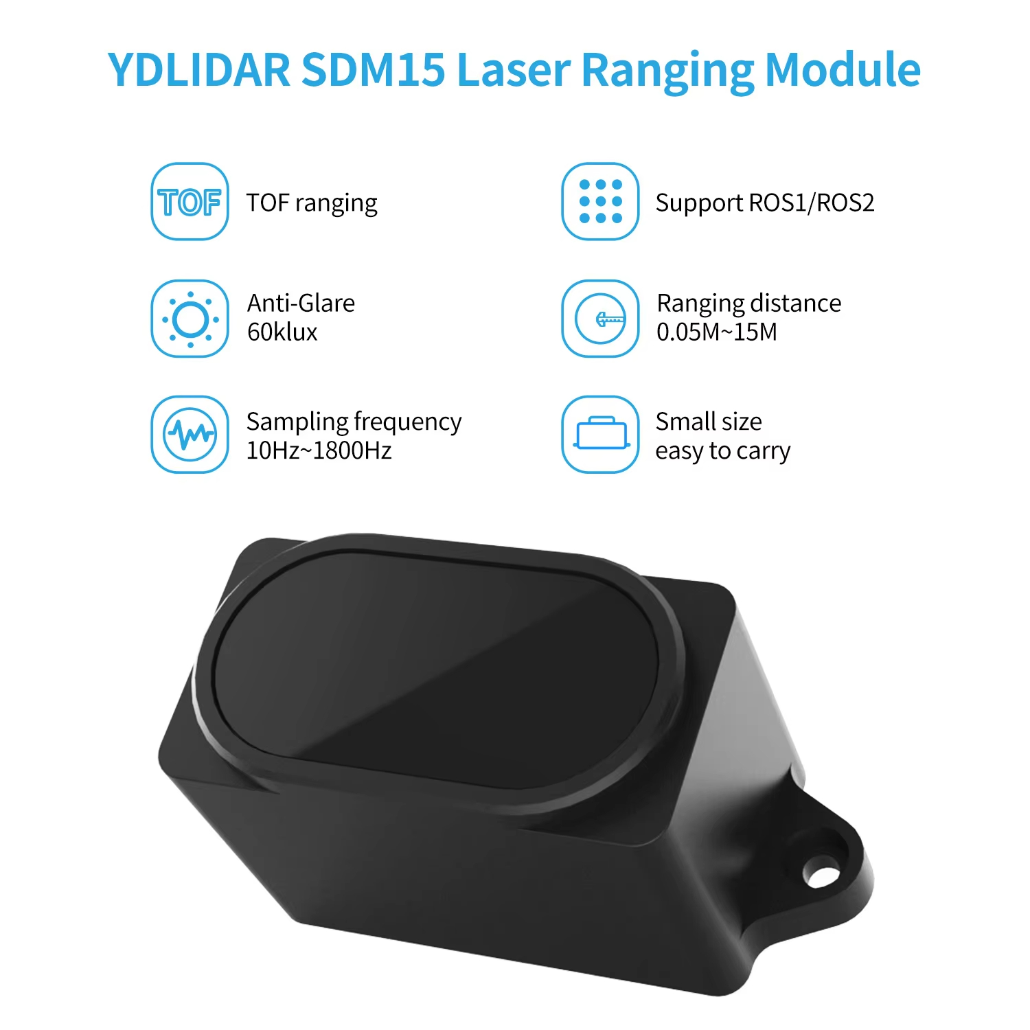 YDLIDAR SDM15/SDM18 Yüksek Has - Ros Robot incelemesi ve fiyatı