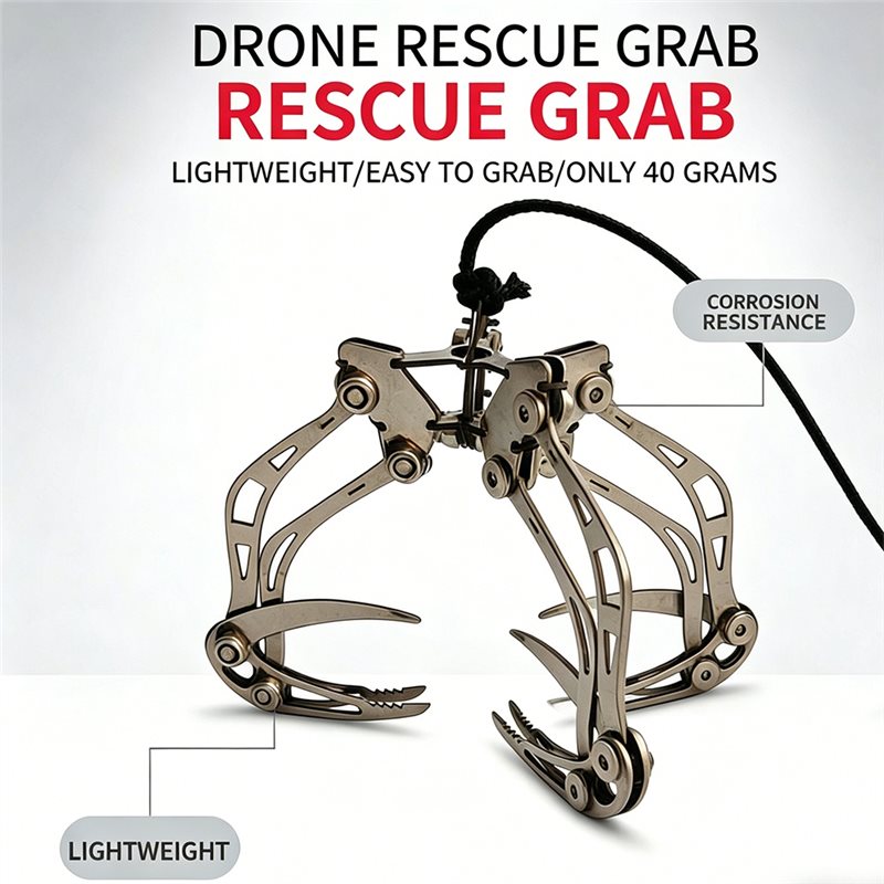 Paslanmaz Çelik Hafif Drone Ku - Robot Gripper Claw incelemesi ve fiyatı